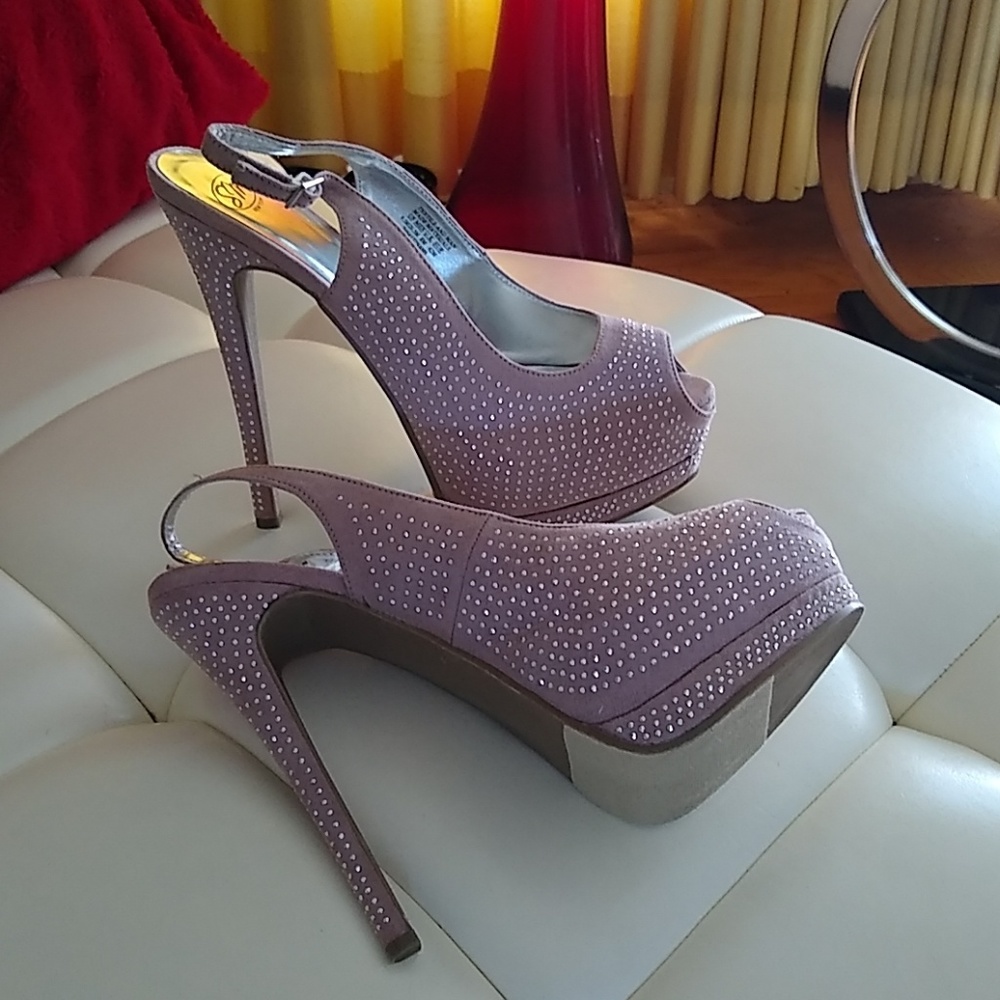 Women's Heeled Sling Back Shoes